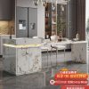 Bàn Ăn một mảnh có thể thu vào nhà giữa đảo nhẹ sang trọng hiện đại lưu trữ đa chức năng bàn nấu ăn