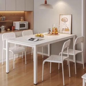Bàn Ăn Nhà Hàng Ngoài Trời Console Bàn Ăn Hội Nghị Giữa Thế Kỷ Mesas De Comedor Nội Thất Salon