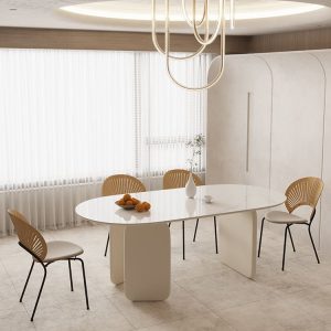 Bàn ăn nhập khẩu, thiết kế hiện đại, trẻ chung, sang trọng - Hình 3