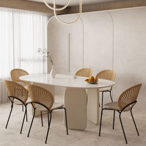 Bàn ăn nhập khẩu, thiết kế hiện đại, trẻ chung, sang trọng - Hình 5