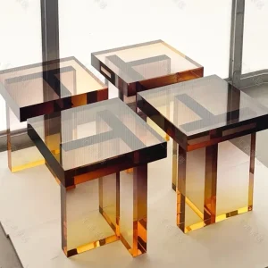 Bàn ăn nhựa acrylic trong suốt – Thiết kế hiện đại, dùng làm bàn ăn hoặc bàn cà phê