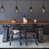 Bàn ăn sắt cá tính sáng tạo gió công nghiệp Bàn ghế cafe kiểu Mỹ loft hoài cổ Bàn nhà hàng