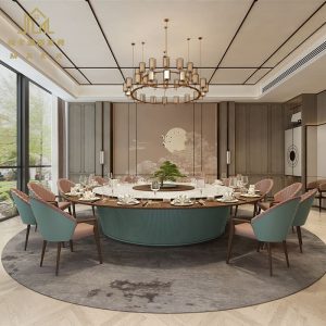Bàn ăn Sự đẳng cấp của bàn ăn nhập khẩu trong không gian ẩm thực cao cấp - Hình 3
