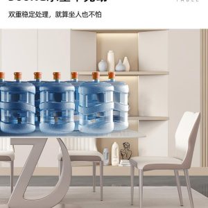 Bàn Ăn Ý sang trọng ánh sáng phiến đá bàn ăn hiện đại tối giản sáng tạo thiết kế hình chữ nhật kết hợp bàn ăn và ghế - Hình 3