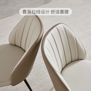 Bàn ăn Zhihuashi đẹp hiện đại sang trọng sang trọng có thể thu vào phiến đá bàn ăn và ghế bàn ăn hộ gia đình cỡ nhỏ PT048 - Hình 4