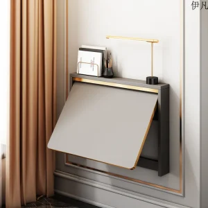 Bàn Ánh Sáng Sang Trọng Vô Hình Treo Tường Loại Bàn Ăn Sáng Gỗ Chắc Chắn Gấp Bàn Ăn Gia Đình Treo Tường Bàn Máy Tính