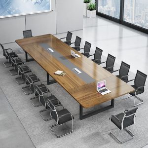 Bàn Bàn Hội Nghị Bàn Dài Đơn Giản Hiện Đại Đào Tạo Tiếp Tân Đàm Phán Phòng Hội Nghị Bàn Bàn Ghế Nội Thất - Hình 2