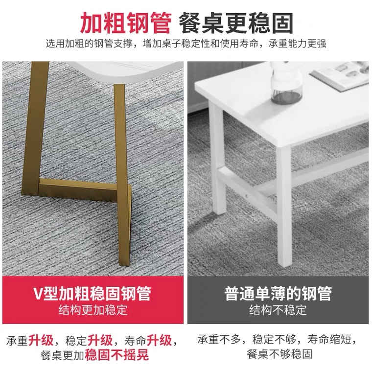 Bán buôn bàn ăn gia đình chữ nhật đơn giản 2 người 4 người 6 người cho thuê bàn ăn chung cư nhà hàng quán ăn nhanh bàn ghế - Hình 4 Bán buôn bàn ăn gia đình chữ nhật đơn giản 2 người 4 người 6 người cho thuê bàn ăn chung cư nhà hàng quán ăn nhanh bàn ghế - Hình 4