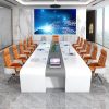 Bán buôn bàn hội nghị văn phòng bàn dài sơn đơn giản hiện đại bàn đàm phán lớn nhỏ bàn bàn ghế công nhân