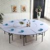 Bán buôn bàn nhà hàng khách sạn gấp bàn ghế tròn lớn phòng tiệc hội trường 10 người 15 người 20 người bàn tròn nhà tròn