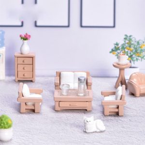 Bán buôn mô phỏng loạt đồ nội thất thu nhỏ sofa cạnh giường ngủ phân Bàn nước micro phong cảnh cây cảnh mọng nước
