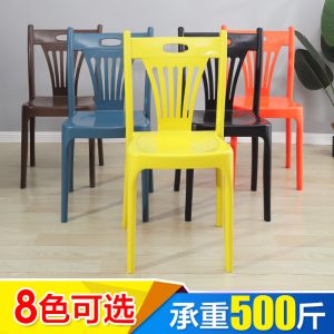 Bán Buôn Nhựa Lưng Ghế Người Lớn Dày gia đình Bàn Ghế Ăn Gian Hàng Chợ Đêm Gian Hàng Ghế Nướng Cao 45 Cm - Hình 3
