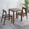 Bán buôn rắn gỗ du Bàn vuông nhỏ log Bàn ăn hiện đại hình vuông giải trí Bàn ghế nhà
