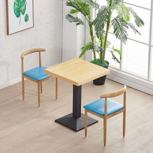 Bán buôn trà sữa cửa hàng tráng miệng Bàn ghế thương mại ghế sắt rèn quán cà phê ăn uống nhà hàng ăn nhẹ Bàn kinh tế - Hình 2