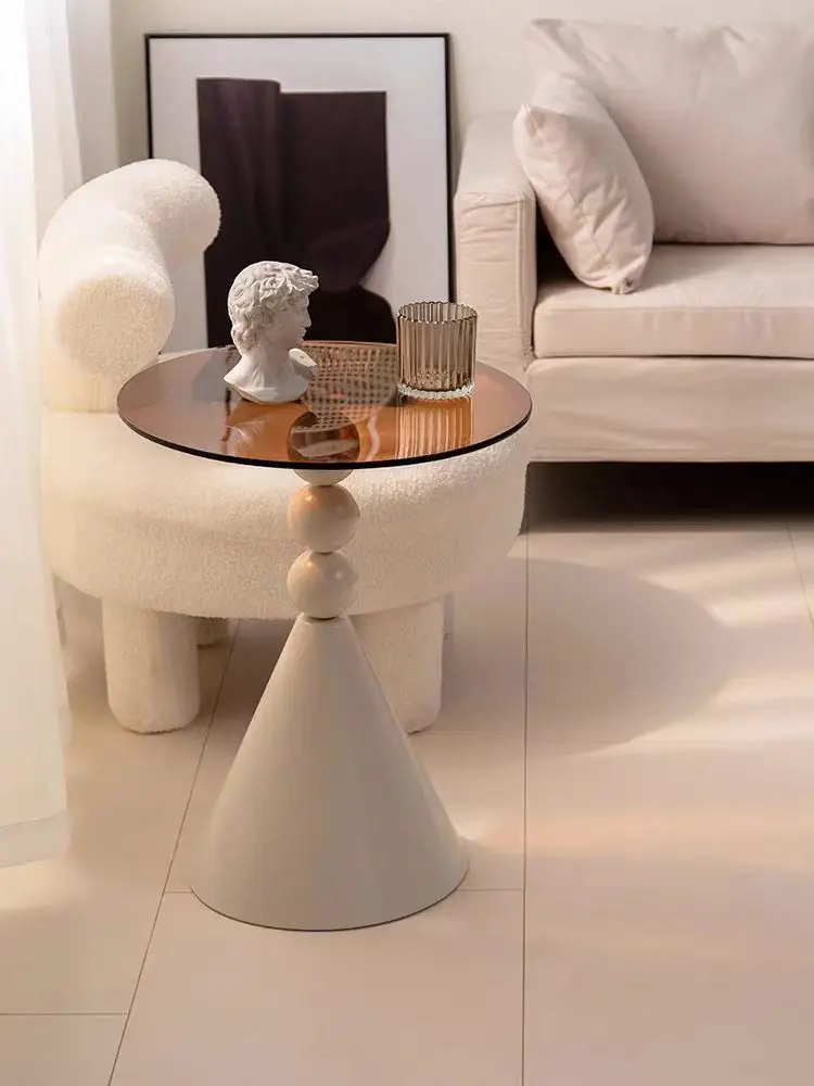 Bàn cà phê Bàn tròn nhỏ Ghế sofa phòng khách sang trọng Bàn bên Nội thất gia đình Bàn trung tâm Bàn dịch vụ Thiết kế kính Tabl Bàn cà phê Bàn tròn nhỏ Ghế sofa phòng khách sang trọng Bàn bên Nội thất gia đình Bàn trung tâm Bàn dịch vụ Thiết kế kính Tabl