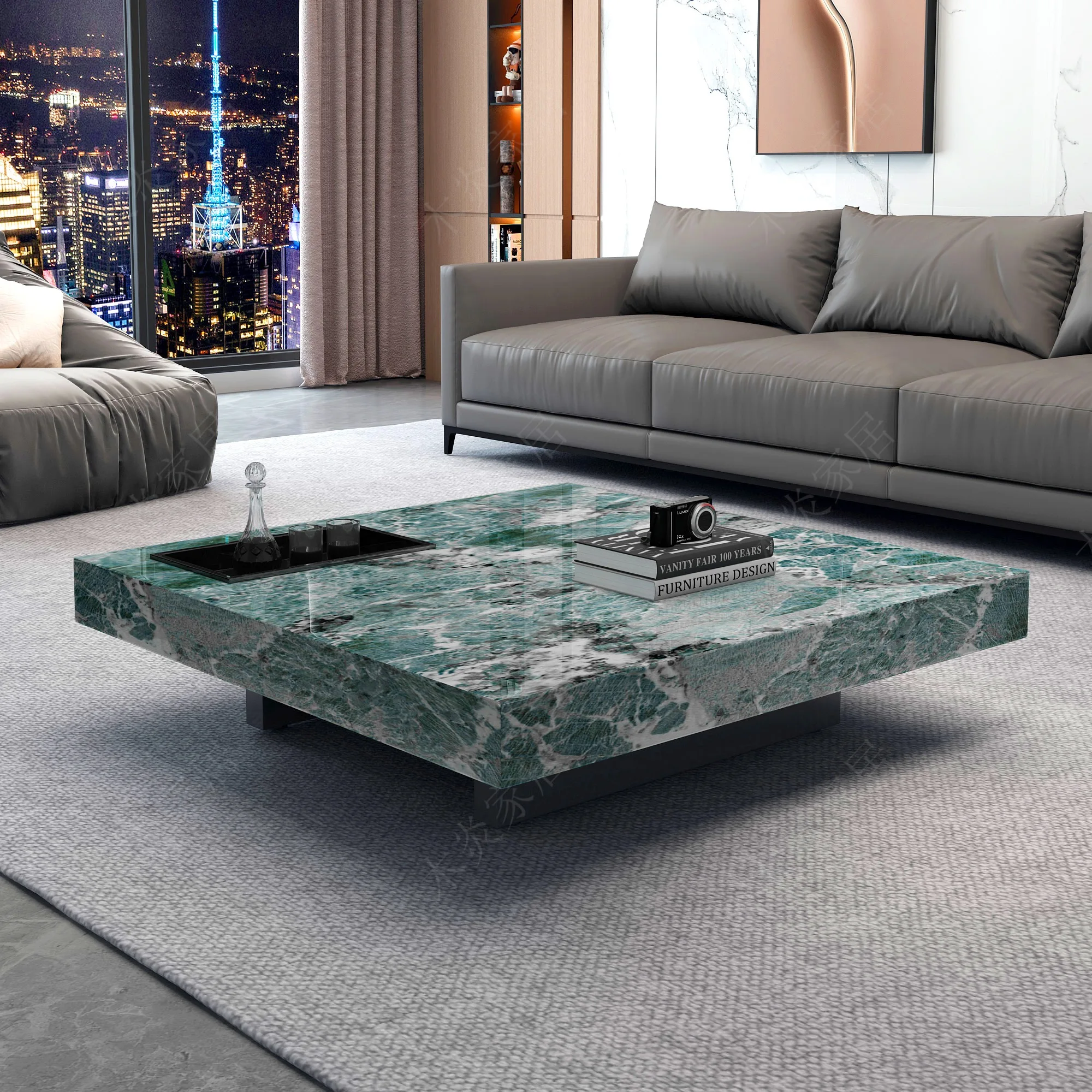 Bàn cà phê đá phiến tối giản của kiểu Italy nhẹ nhàng sang trọng - Hình 3 Bàn cà phê đá phiến tối giản của kiểu Italy nhẹ nhàng sang trọng - Hình 3