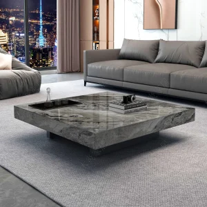 Bàn cà phê đá phiến tối giản của kiểu Italy nhẹ nhàng sang trọng