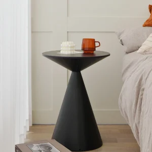 Bàn Cà Phê kiểu Italy Bắc Âu Sang Trọng Bàn Sofa Tròn Hiện Đại Bàn Bên Đen Lối Vào Độc Đáo Mesa Plegable Nội Thất Gia Đình