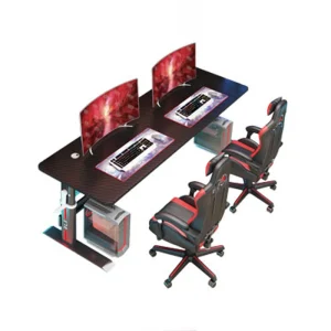 Bàn chơi game để Bàn bằng sợi carbon hiện đại Nội thất văn phòng Bàn máy tính Thiết kế nâng hạ gia đình Bàn chơi game thể thao điện tử - Hình 2