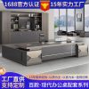 Bàn chủ tịch sang trọng, bàn giám đốc chân sắt, bàn giám đốc cao cấp, bàn làm việc chữ L