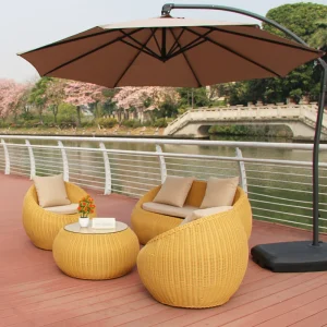 Ban Công Ngoài Trời Ghế Mây Sofa Sân Ngoại Ô Giải Trí Sofa Mây Biệt Thự Sân Vườn Ngoại Ô Ghế Mây Bàn Cà Phê