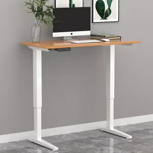 Bàn Công thái học Bàn máy tính văn phòng hiện đại Bàn đứng Bàn đứng động cơ đôi Bàn làm việc có thể điều chỉnh chiều cao bằng điện - Hình 2