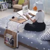 Bàn Đa Năng Có Thể Thu Vào Bàn Máy Tính Có Thể Điều Chỉnh Giường Di Động Nâng Bàn Đeo Chéo Giường Bàn Laptop Chăm Sóc Tại Nhà Bàn C
