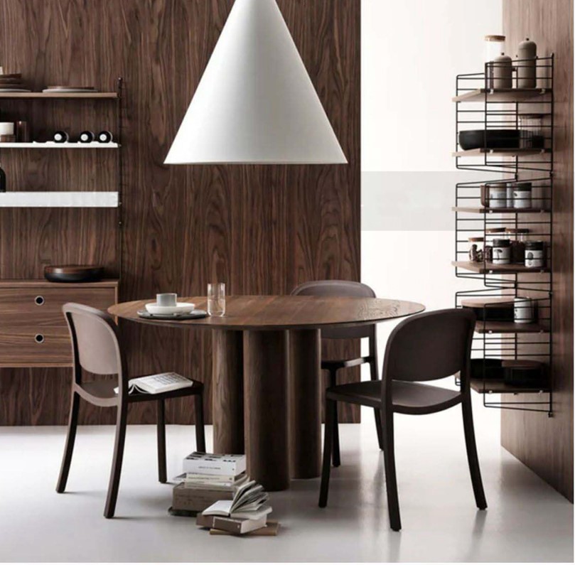 Bàn đàm phán giải trí hiện đại Bàn cà phê thiết kế Bàn tròn cá tính và ghế Italy Bàn ăn tròn bằng gỗ nguyên khối Bàn đàm phán giải trí hiện đại Bàn cà phê thiết kế Bàn tròn cá tính và ghế Italy Bàn ăn tròn bằng gỗ nguyên khối