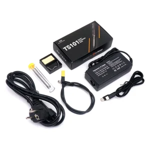Ban Đầu TS101 65W Mini Kỹ Thuật Số Điện Mỏ Hàn Màn Hình LCD Lập Trình Được Màn Hình Hiển Thị Có Thể Điều Chỉnh Nhiệt Độ Kỹ Thuật Số Hàn Trạm - Hình 2