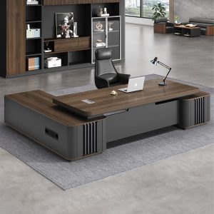 Bàn điều hành nhập khẩu, bàn làm việc giám đốc tân cổ điển, bàn giám đốc cao cấp, bàn lãnh đạo kiểu châu Âu - Hình 3