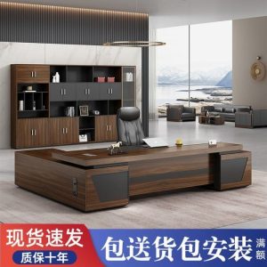 Bàn điều hành nhập khẩu, bàn làm việc kết hợp tủ phụ, bàn làm việc giám đốc tân cổ điển, bàn tổng giám đốc thiết kế Italy - Hình 2