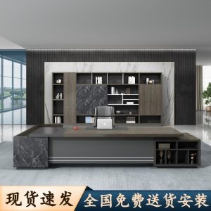 Bàn điều hành nhập khẩu, bàn lãnh đạo kiểu châu Âu, bàn giám đốc gỗ tự nhiên, nội thất phòng giám đốc