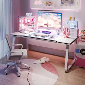Bàn Esport tại nhà Văn phòng Máy tính Bàn viết Bàn học sinh viên Phòng ngủ màu trắng Phòng khách Bàn chơi game Nội thất gia đình