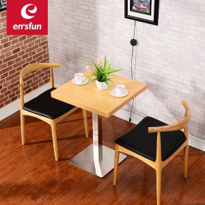 Bàn Ghế Ăn Cafe Trà Sữa Vuông Nhỏ Quán Tráng Miệng Nhà Hàng Tây Bàn Fast Bàn Bắc Âu Giải Trí Bàn Đàm Phán - Hình 2