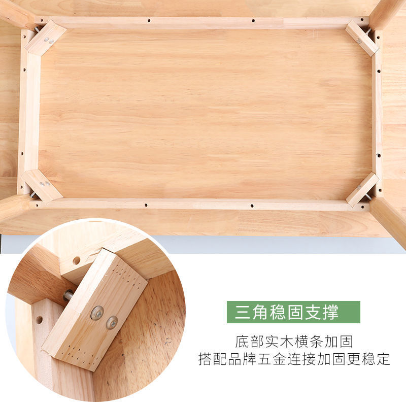 Bàn ghế ăn gỗ nguyên khối Bắc Âu kết hợp hiện đại đơn giản gia đình phòng ăn nhỏ bàn ăn chữ nhật bàn ăn nhà hàng - Hình 3 Bàn ghế ăn gỗ nguyên khối Bắc Âu kết hợp hiện đại đơn giản gia đình phòng ăn nhỏ bàn ăn chữ nhật bàn ăn nhà hàng - Hình 3