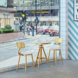 Bàn ghế Bắc Âu Cafe Ngoài Trời Ban Công Sắt Rèn Nâng Đồ Uống Lạnh Bánh Tráng Miệng Ăn Nhẹ Quán Trà Sữa Thông Thường Bàn Ghế - Hình 2