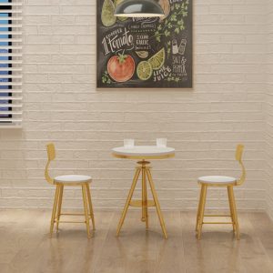 Bàn ghế Bắc Âu Cafe Ngoài Trời Ban Công Sắt Rèn Nâng Đồ Uống Lạnh Bánh Tráng Miệng Ăn Nhẹ Quán Trà Sữa Thông Thường Bàn Ghế - Hình 3
