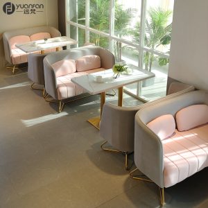 Bàn ghế Bắc Âu đơn giản Quán cà phê Cửa hàng món tráng miệng đàm phán Ghế Sofa Internet Cửa hàng Nhà hàng Nướng cửa hàng trà sữa Bàn ghế - Hình 2