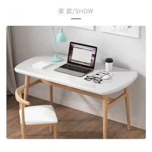Bàn ghế Bắc Âu ghế ăn gỗ đặc Bàn ăn phòng nhỏ nhà hiện đại giải trí Bàn ghế Bàn ăn Bàn hình chữ nhật