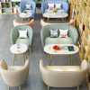 Bàn ghế Bắc Âu Giải Trí Thẩm Cafe Tiếp Tân Đàm Phán Sofa Ghế Thư Viện Món Tráng Miệng Quán Trà Sữa Bàn Ghế