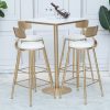 Bàn ghế Bắc Âu Gỗ Chắc Chắn Quầy Bar Bàn Ghế Quán Cà Phê Bàn Tròn Cao Sắt Rèn Thanh Giải Trí Bàn Ghế Tùy Biến