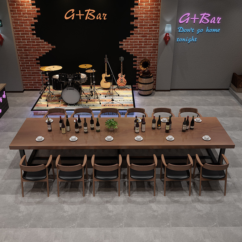 Bàn ghế Bắc Âu Hình Chữ Nhật Gỗ Chắc Chắn Bảng Lớn Bàn Ăn Thanh Cafe Ăn Nhà Hàng Bàn Ăn Hiện Đại Bàn Ghế - Hình 2 Bàn ghế Bắc Âu Hình Chữ Nhật Gỗ Chắc Chắn Bảng Lớn Bàn Ăn Thanh Cafe Ăn Nhà Hàng Bàn Ăn Hiện Đại Bàn Ghế - Hình 2