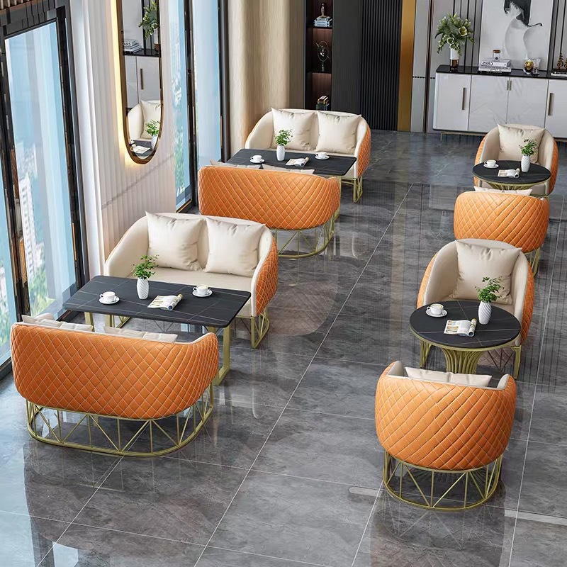 Bàn ghế Bắc Âu Nhà Hàng Tây Ghế Sofa Sảnh Khách Sạn Đàm Phán Bàn Ăn Đá Cẩm Thạch Quán Cafe Quán Trà Sữa Bàn Ghế - Hình 2 Bàn ghế Bắc Âu Nhà Hàng Tây Ghế Sofa Sảnh Khách Sạn Đàm Phán Bàn Ăn Đá Cẩm Thạch Quán Cafe Quán Trà Sữa Bàn Ghế - Hình 2