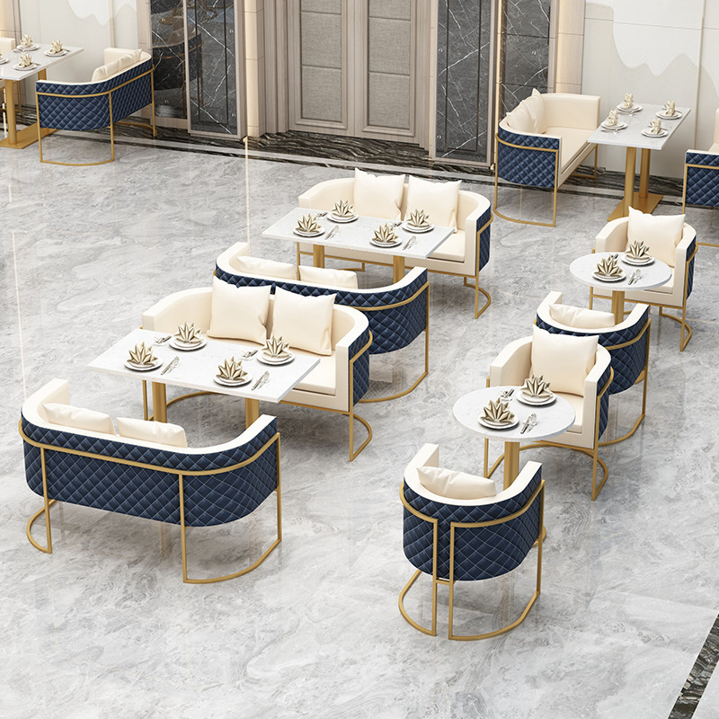Bàn ghế Bắc Âu Nhà Hàng Tây Ghế Sofa Sảnh Khách Sạn Đàm Phán Bàn Ăn Đá Cẩm Thạch Quán Cafe Quán Trà Sữa Bàn Ghế - Hình 3 Bàn ghế Bắc Âu Nhà Hàng Tây Ghế Sofa Sảnh Khách Sạn Đàm Phán Bàn Ăn Đá Cẩm Thạch Quán Cafe Quán Trà Sữa Bàn Ghế - Hình 3