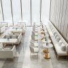 Bàn ghế Bắc Âu quán trà sữa đơn giản ghế sofa Bàn ghế cà phê cửa hàng tráng miệng nhà hàng phương Tây giải trí thanh đồ nội thất phòng ăn