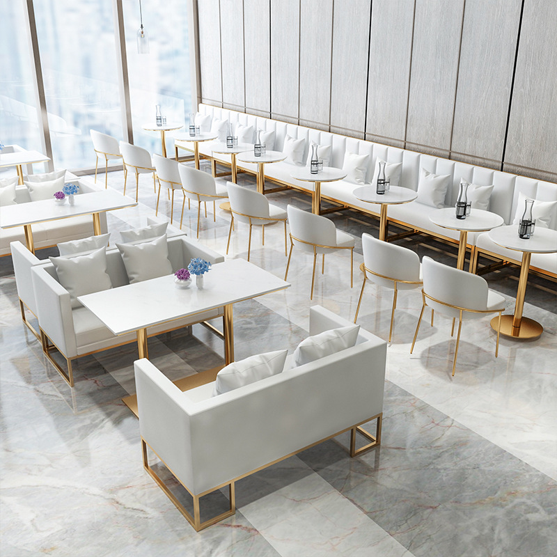 Bàn ghế Bắc Âu quán trà sữa đơn giản ghế sofa Bàn ghế cà phê cửa hàng tráng miệng nhà hàng phương Tây giải trí thanh đồ nội thất phòng ăn - Hình 3 Bàn ghế Bắc Âu quán trà sữa đơn giản ghế sofa Bàn ghế cà phê cửa hàng tráng miệng nhà hàng phương Tây giải trí thanh đồ nội thất phòng ăn - Hình 3