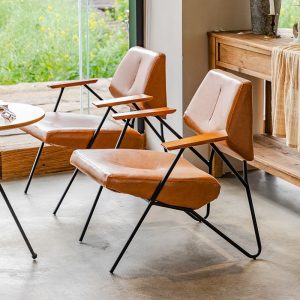 Bàn ghế Bắc Âu Sân Rèn Sắt Quán Cà Phê Ban Công Giải Trí Bàn Ghế Quán Trà Sữa Ghế Sofa Đơn - Hình 2