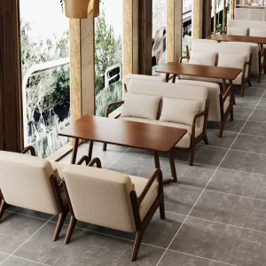 Bàn ghế cafe kết hợp sofa: Quán trà sữa, quán cà phê, ghế giải trí cao cấp - Hình 2
