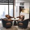 Bàn ghế cafe sang trọng hiện đại văn phòng bán hàng Bàn bàn đàm phán 4 ghế Bàn tròn nhỏ