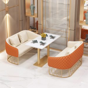 Bàn ghế cafe Sảnh khách sạn Nhà hàng trà tây Quầy sách Phòng bán hàng Phòng tiếp tân Phòng thương lượng Ghế sofa ghế bài - Hình 4